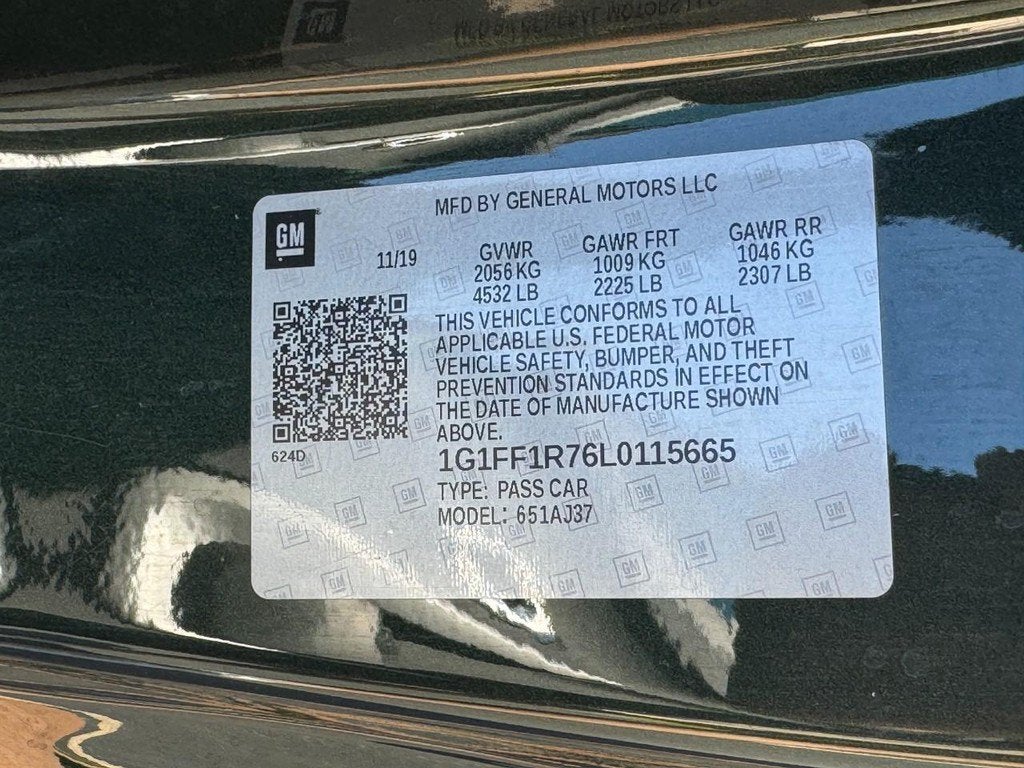 2020 Chevrolet Camaro SS 1SS