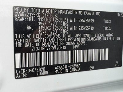 2024 Toyota RAV4 Adventure AWD (Natl)