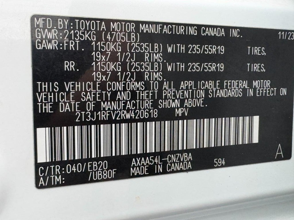 2024 Toyota RAV4 Adventure AWD (Natl)