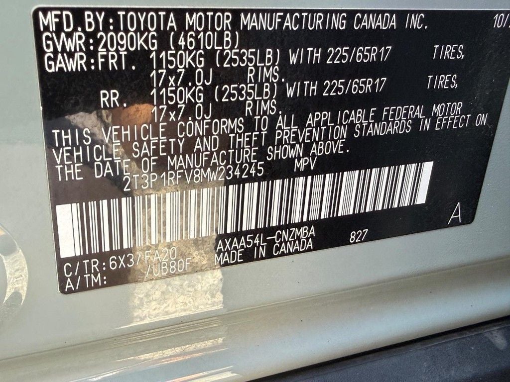 2021 Toyota RAV4 XLE