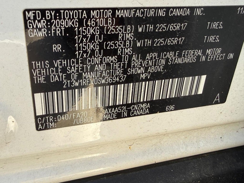 2025 Toyota RAV4 XLE FWD (Natl)