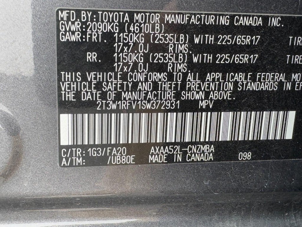 2025 Toyota RAV4 XLE FWD (Natl)