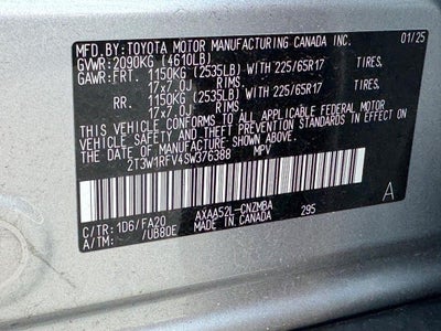 2025 Toyota RAV4 XLE