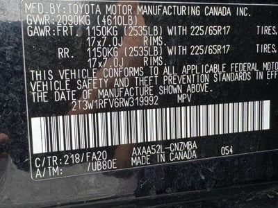 2024 Toyota RAV4 XLE FWD (Natl)