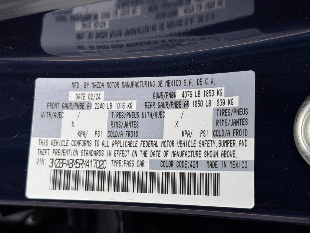 2024 Mazda Mazda3 2.5 S Select Sport