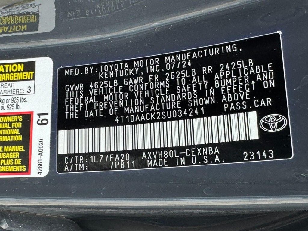 2025 Toyota Camry LE