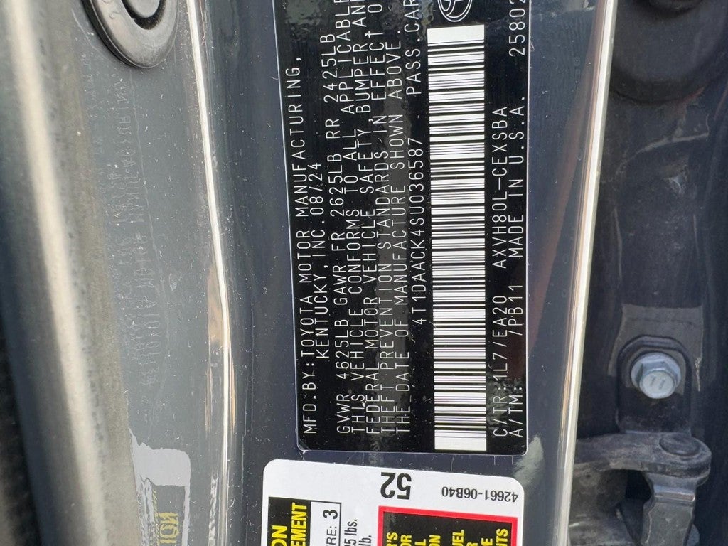 2025 Toyota Camry (Natl)