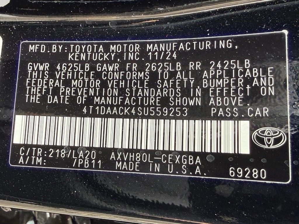 2025 Toyota CAMRY XLE