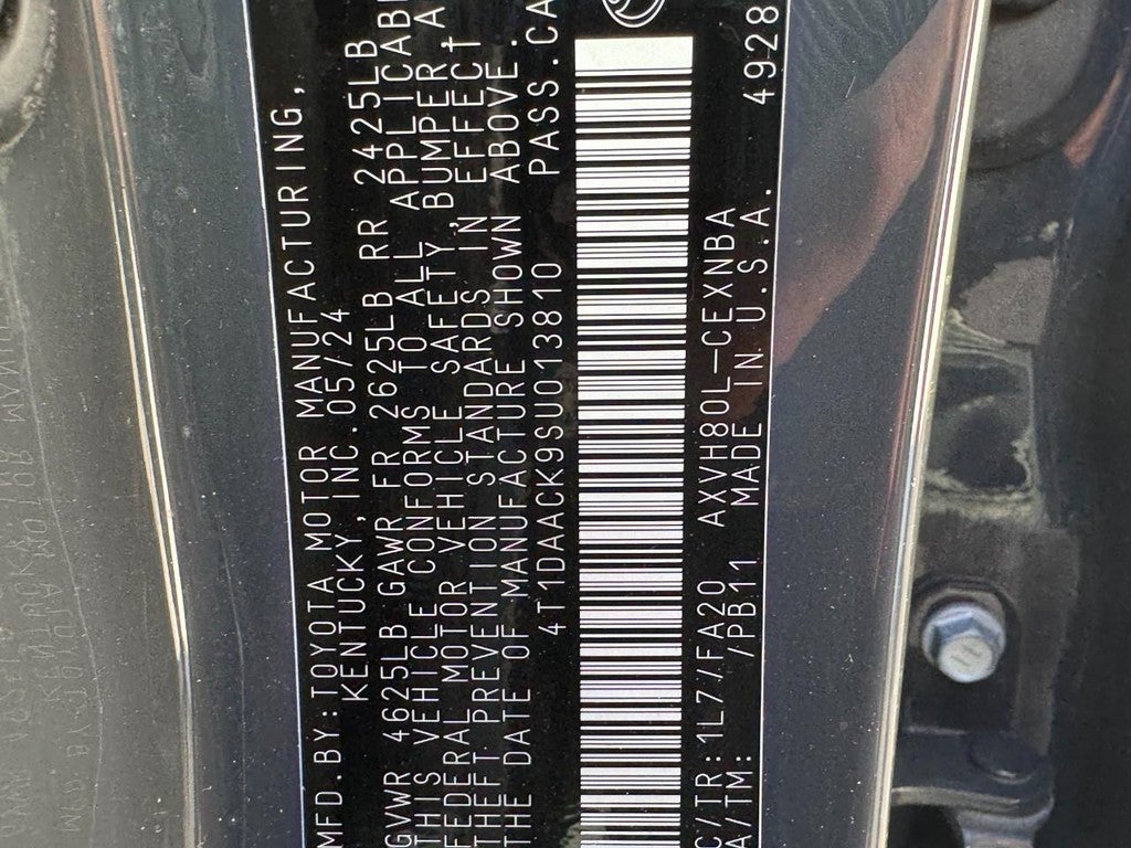 2025 Toyota Camry (Natl)