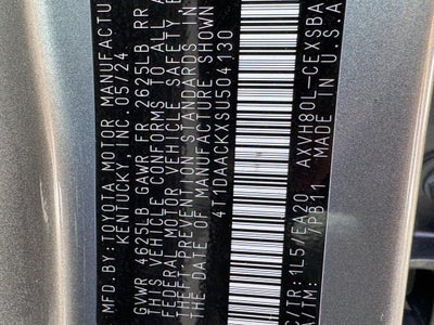 2025 Toyota Camry (Natl)