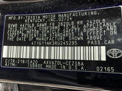 2024 Toyota CAMRY Base