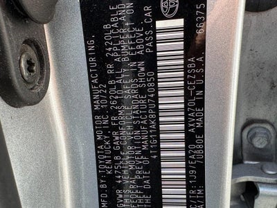 2023 Toyota Camry SE (Natl)