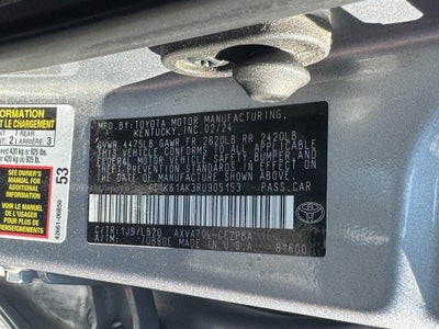 2024 Toyota Camry XSE