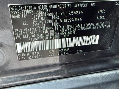 2025 Toyota RAV4 Hybrid XLE AWD (Natl)