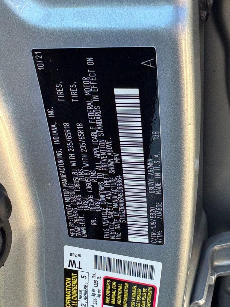2021 Toyota Highlander XLE