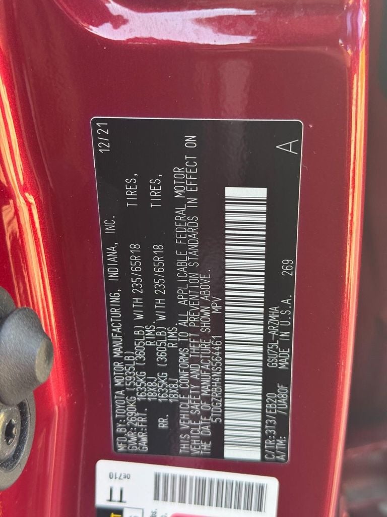 2022 Toyota Highlander XLE