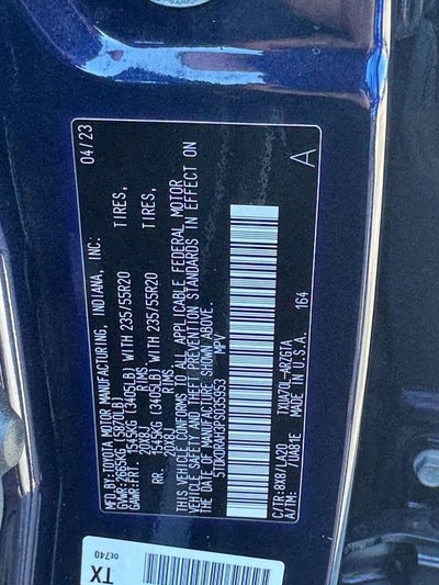 2023 Toyota Highlander Platinum
