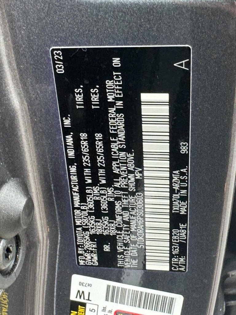 2023 Toyota Highlander XLE