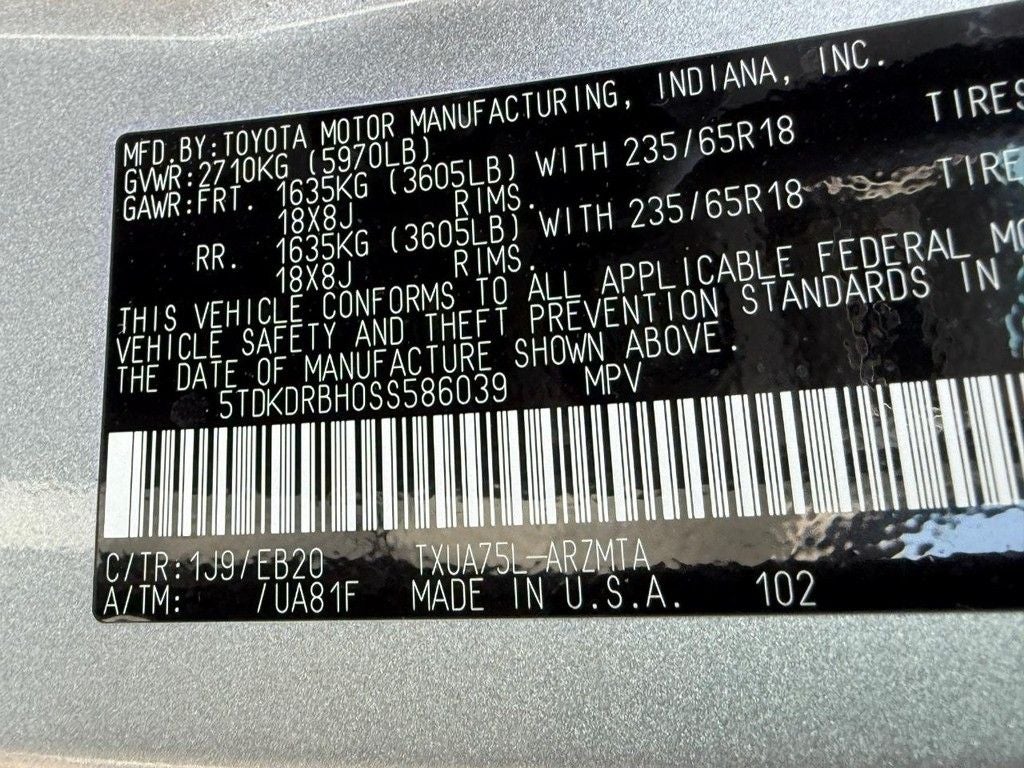 2025 Toyota Highlander Base