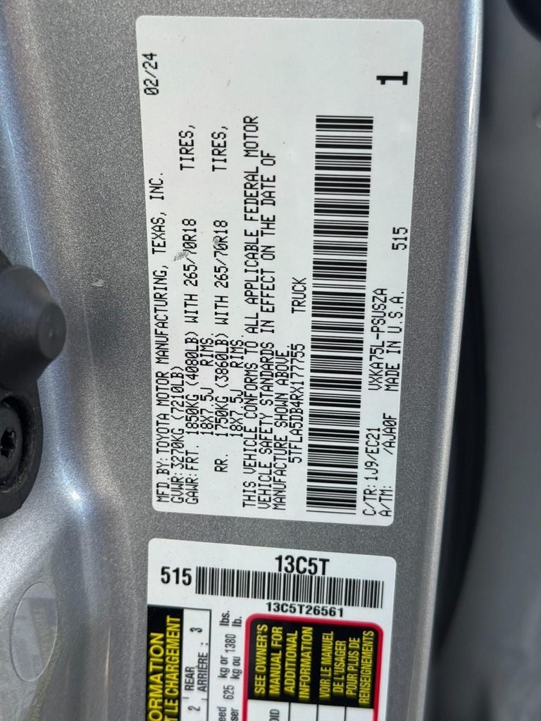 2024 Toyota Tundra SR5