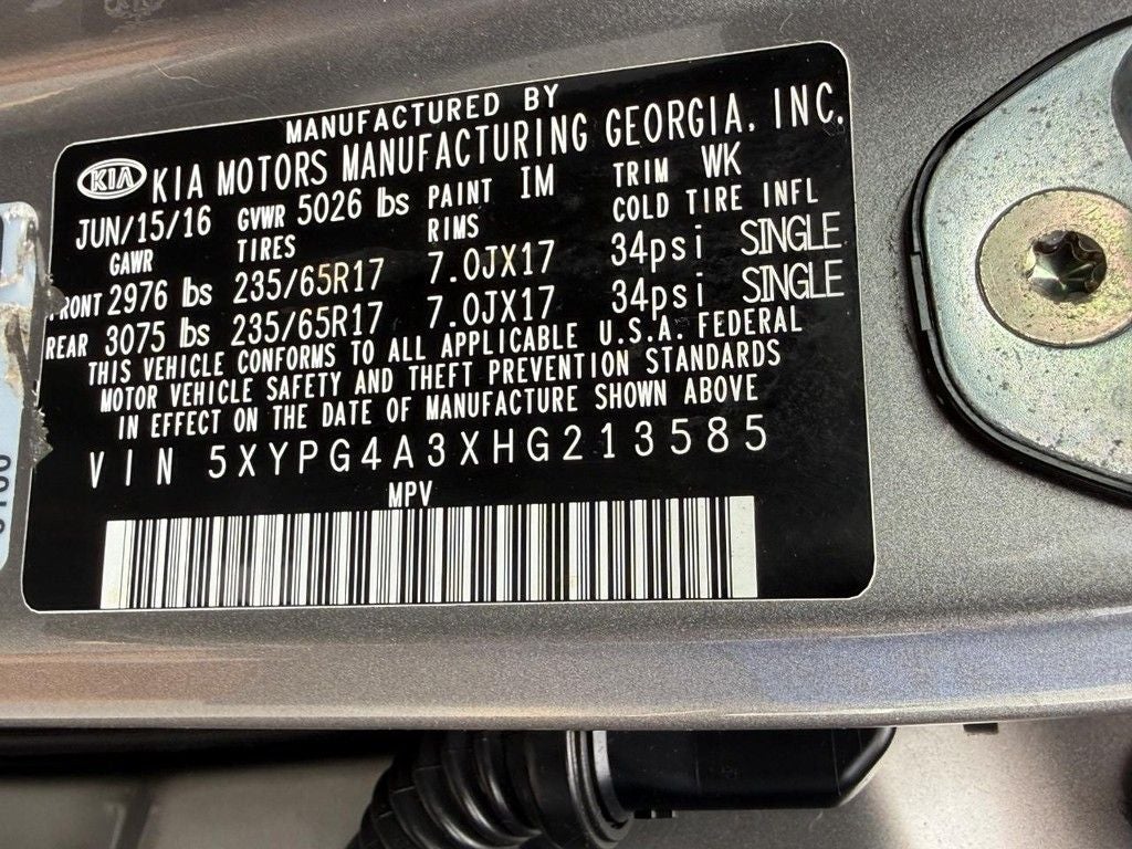 2017 Kia Sorento LX