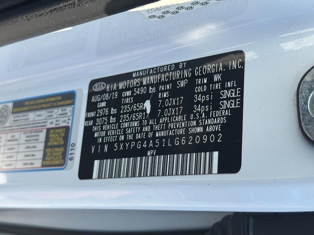 2020 Kia Sorento LX