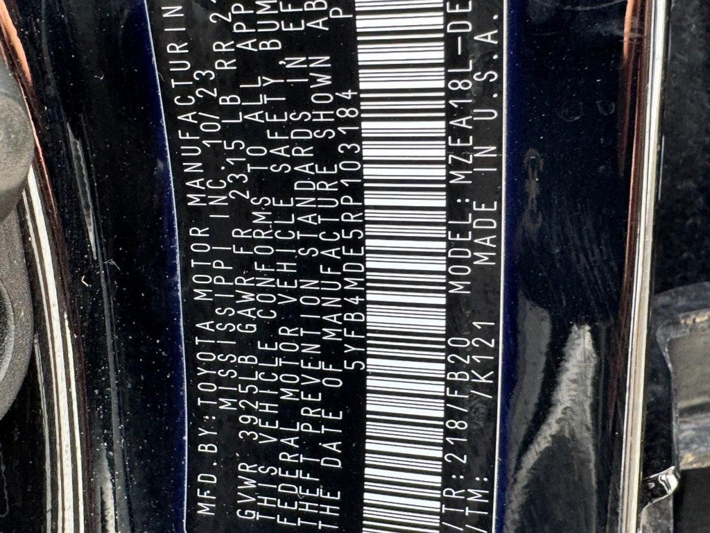 2024 Toyota Corolla LE CVT (Natl)