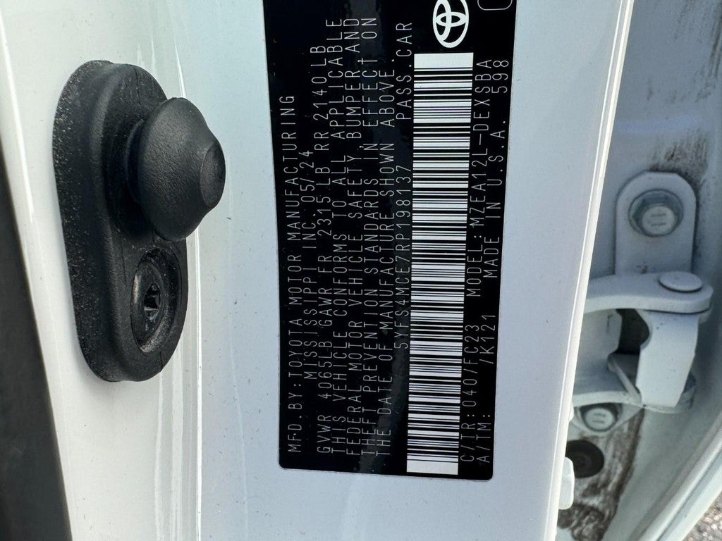 2024 Toyota Corolla CVT (Natl)