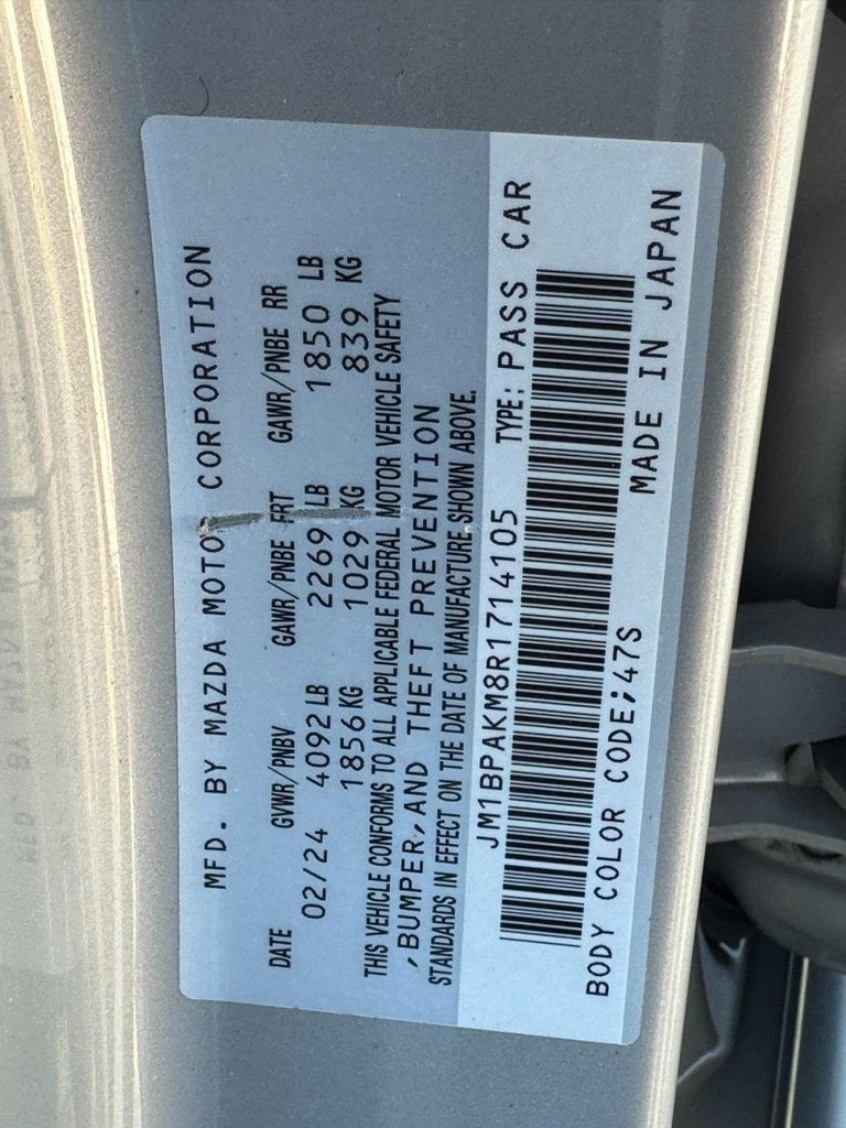 2024 Mazda Mazda3 2.5 S Select Sport