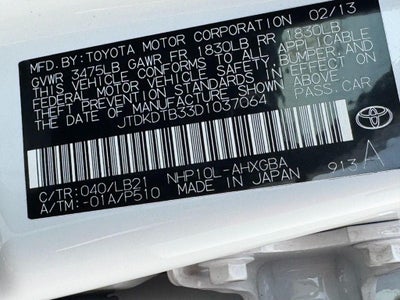 2013 Toyota Prius c Four