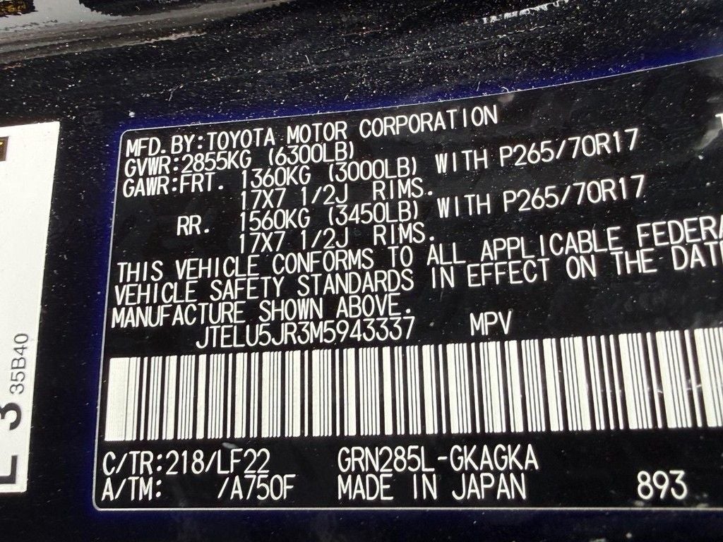 2021 Toyota 4RUNNER TRD Pro