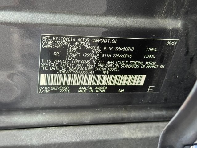 2021 Toyota RAV4 XSE