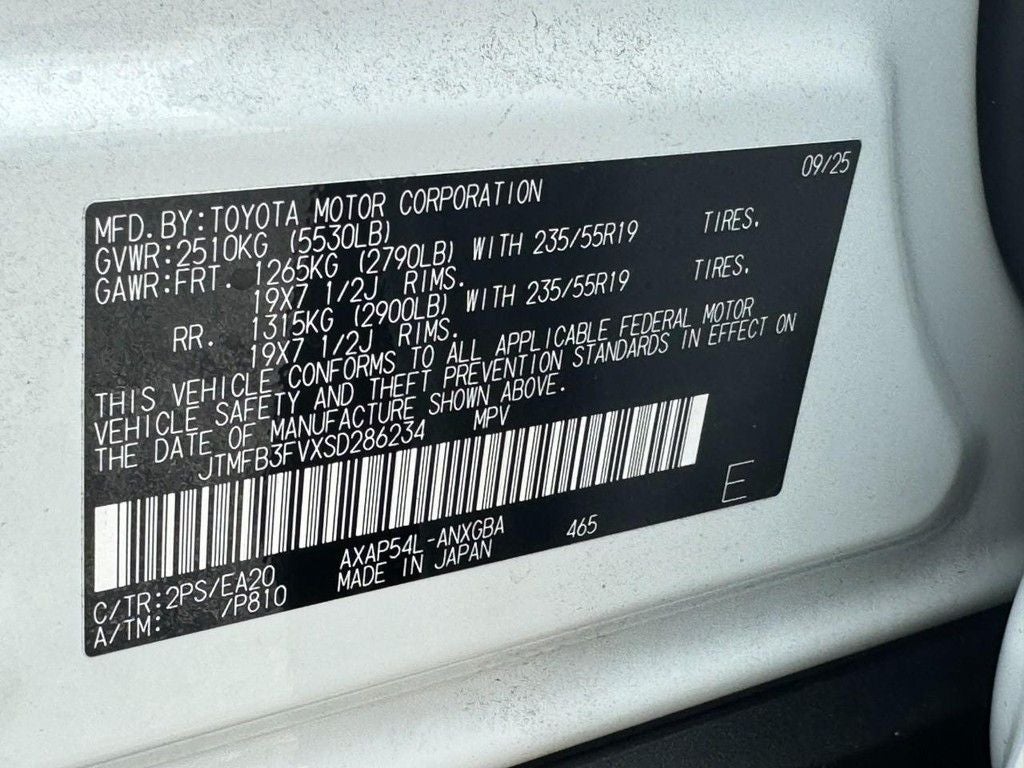 2025 Toyota RAV4 Plug-In Hybrid XSE