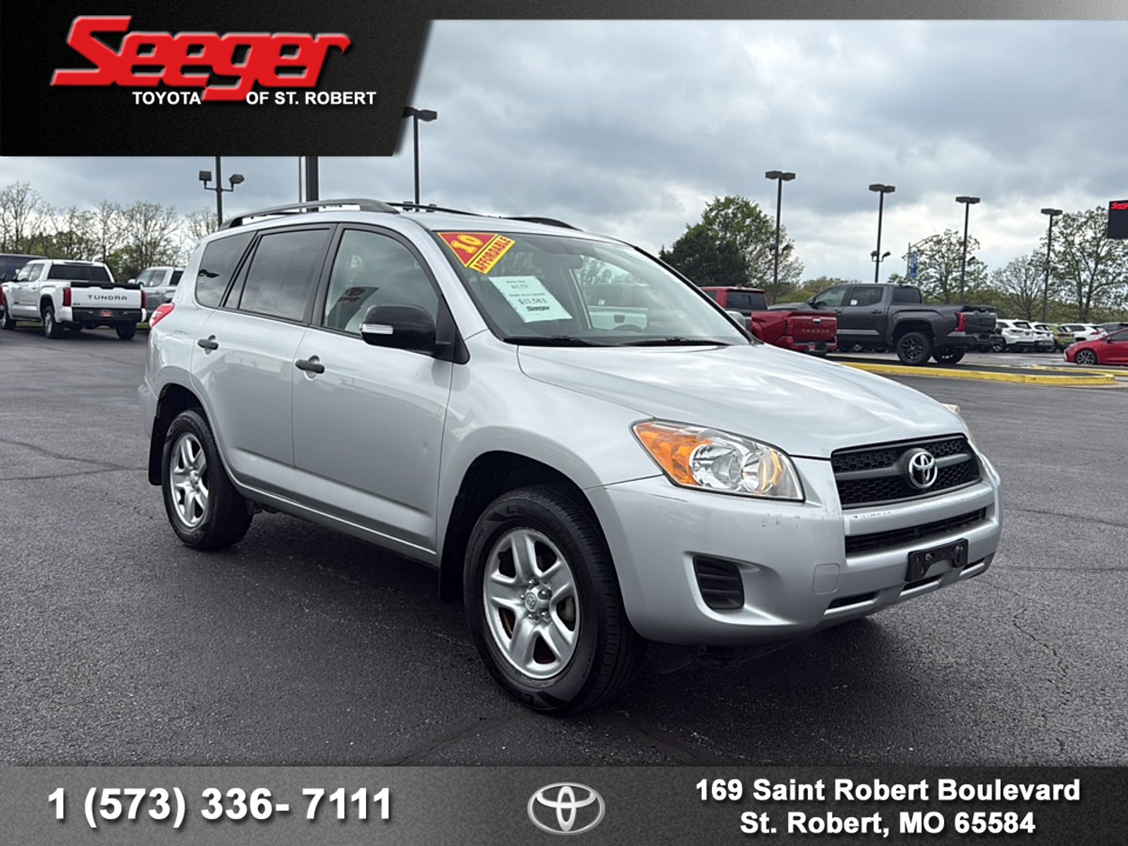 2010 Toyota RAV4 FWD 4dr 4-cyl 4-Spd AT (Natl)