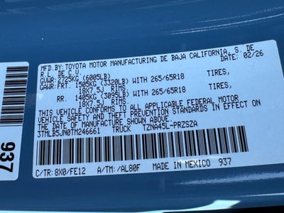 2026 Toyota Tacoma TRD Sport