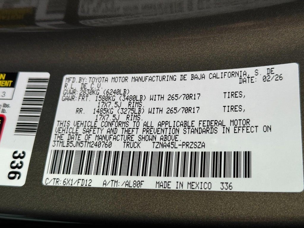 2026 Toyota Tacoma TRD Off-Road