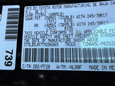 2026 Toyota Tacoma SR5