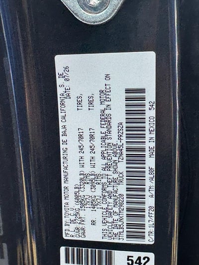 2026 Toyota Tacoma SR5
