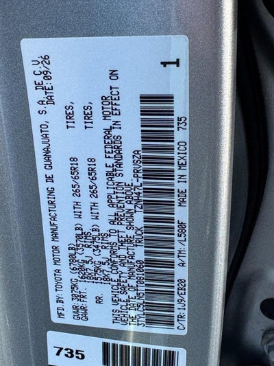 2026 Toyota Tacoma Hybrid Limited i-FORCE MAX