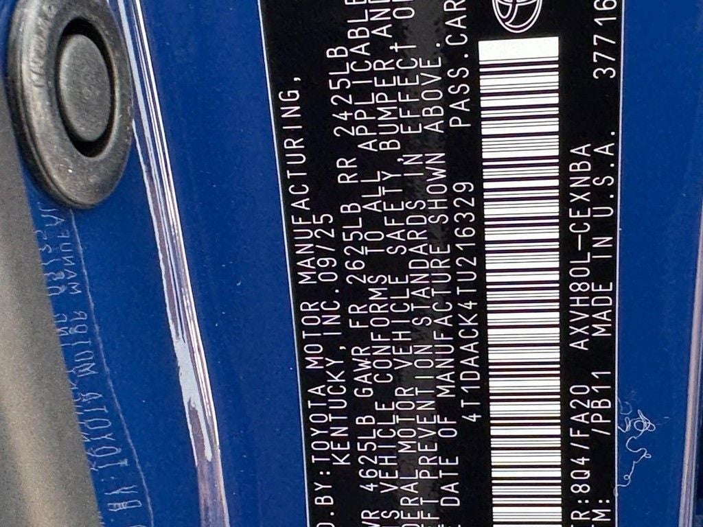 2026 Toyota Camry LE