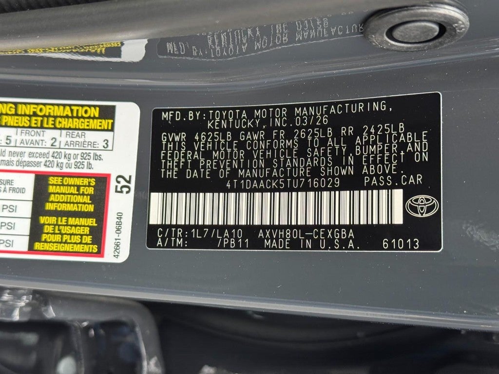 2026 Toyota Camry XLE