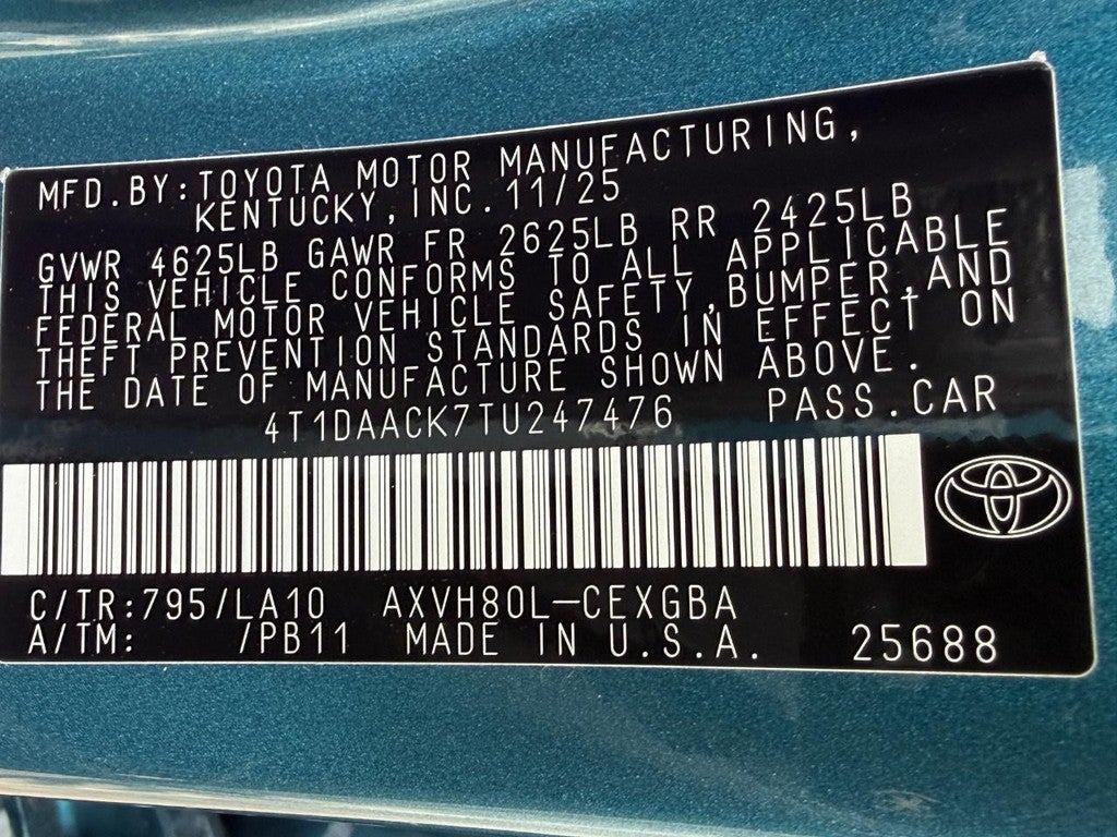 2026 Toyota Camry XLE