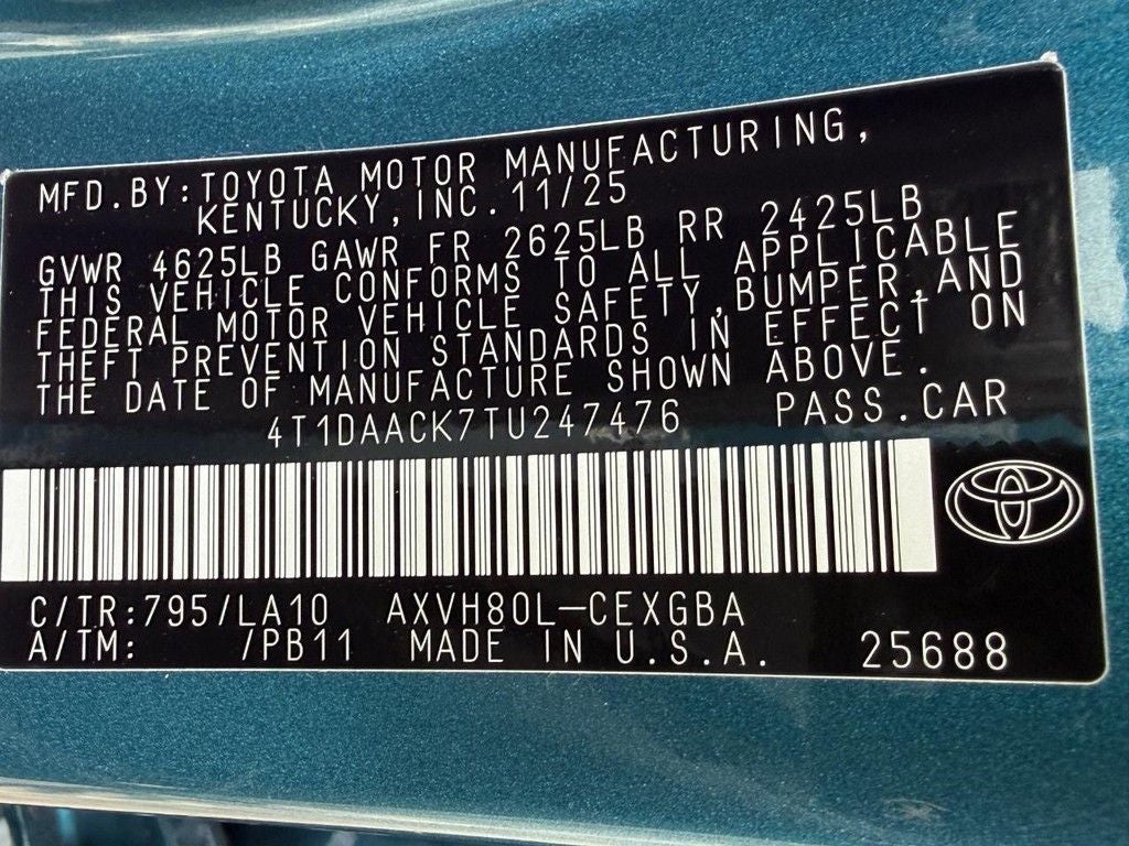 2026 Toyota Camry XLE