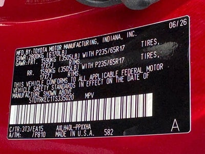 2026 Toyota Sienna XLE