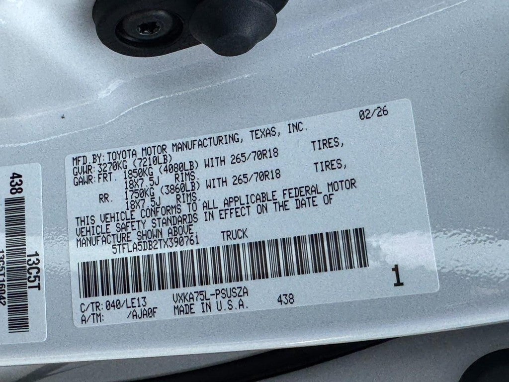 2026 Toyota Tundra SR5