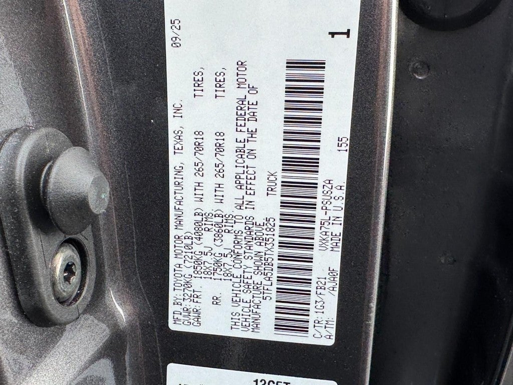 2026 Toyota Tundra SR5