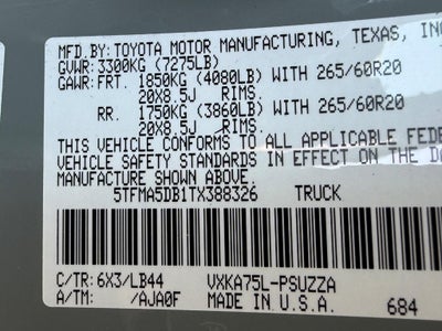 2026 Toyota Tundra 1794 Edition