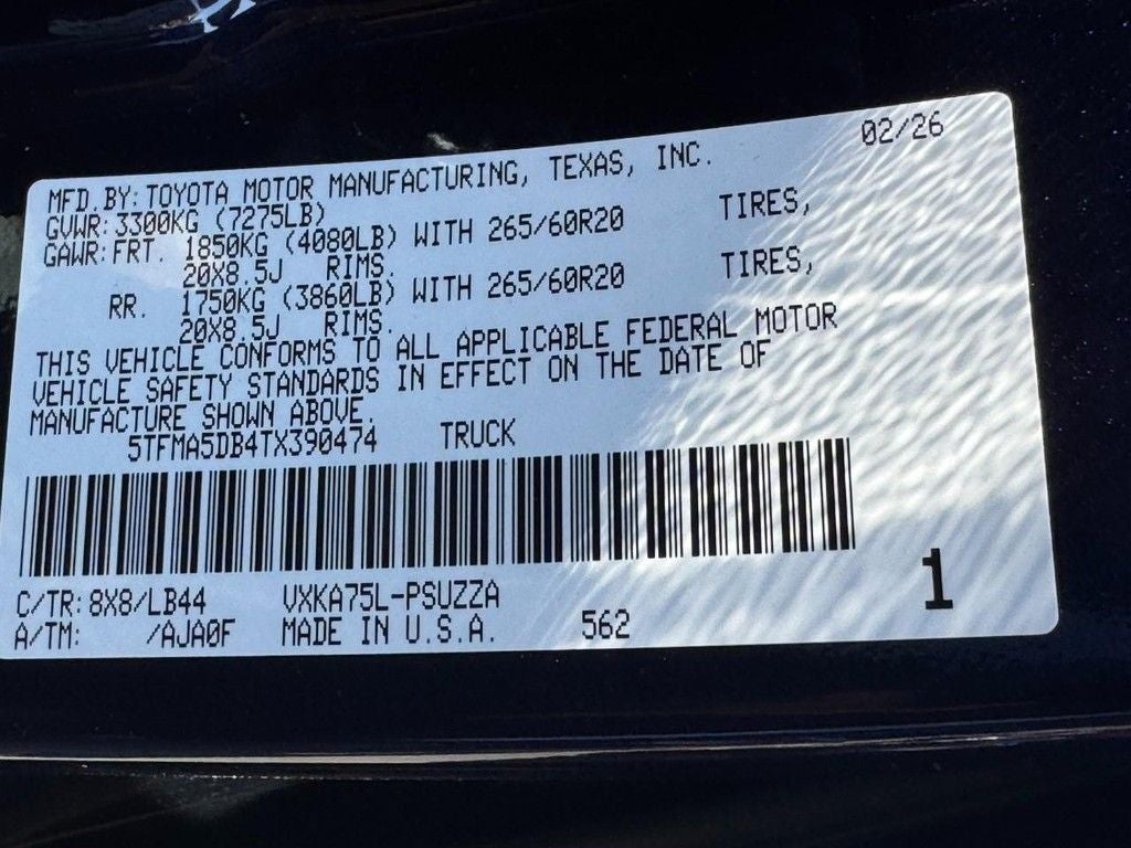 2026 Toyota Tundra 1794
