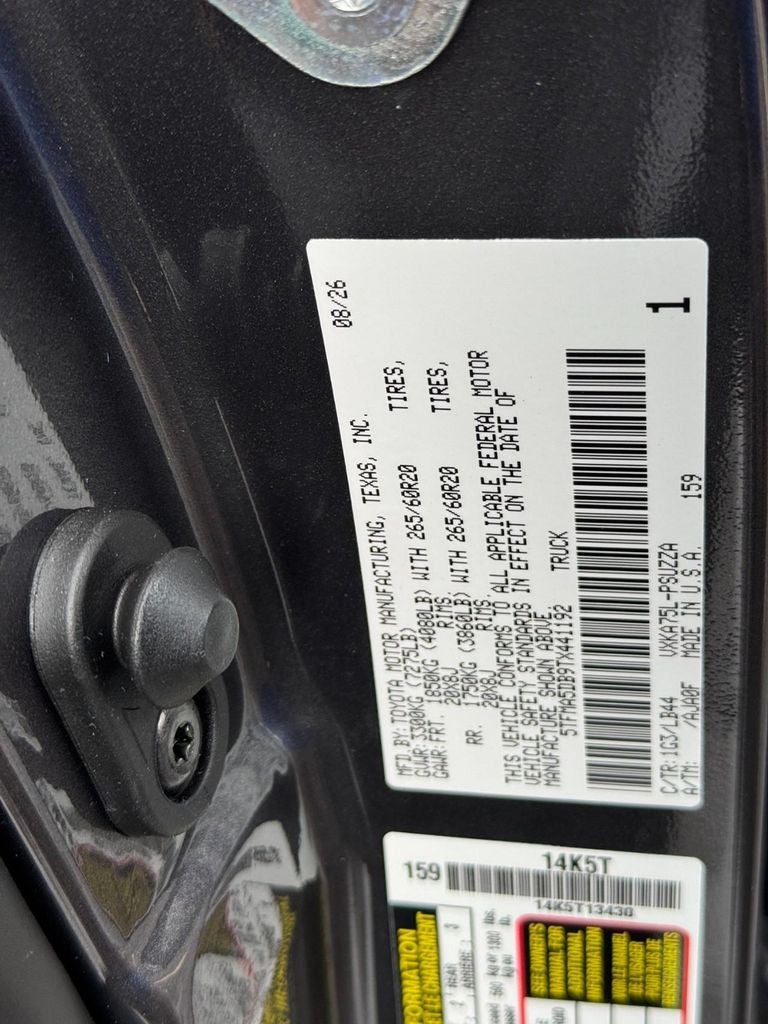 2026 Toyota Tundra 1794 Edition
