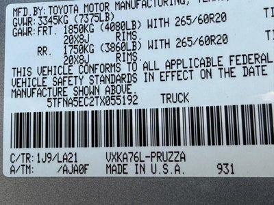 2026 Toyota Tundra Platinum